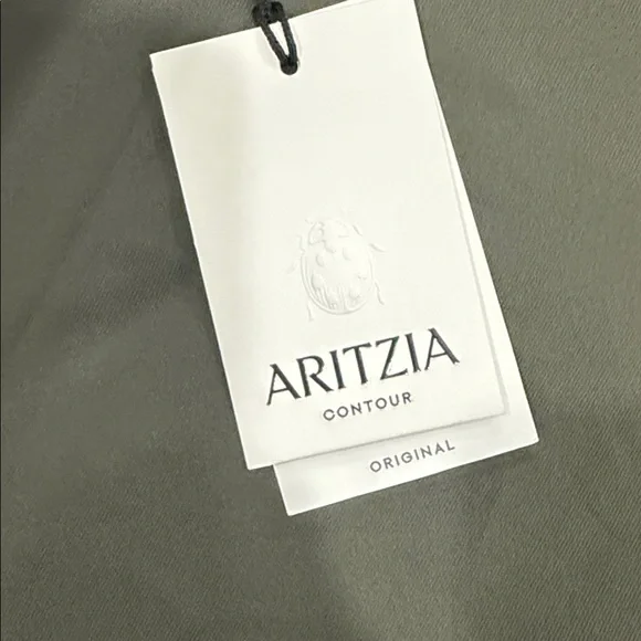 Aritzia Ravish Contour Olive Green Bodycon Dress - Picture 6 of 7